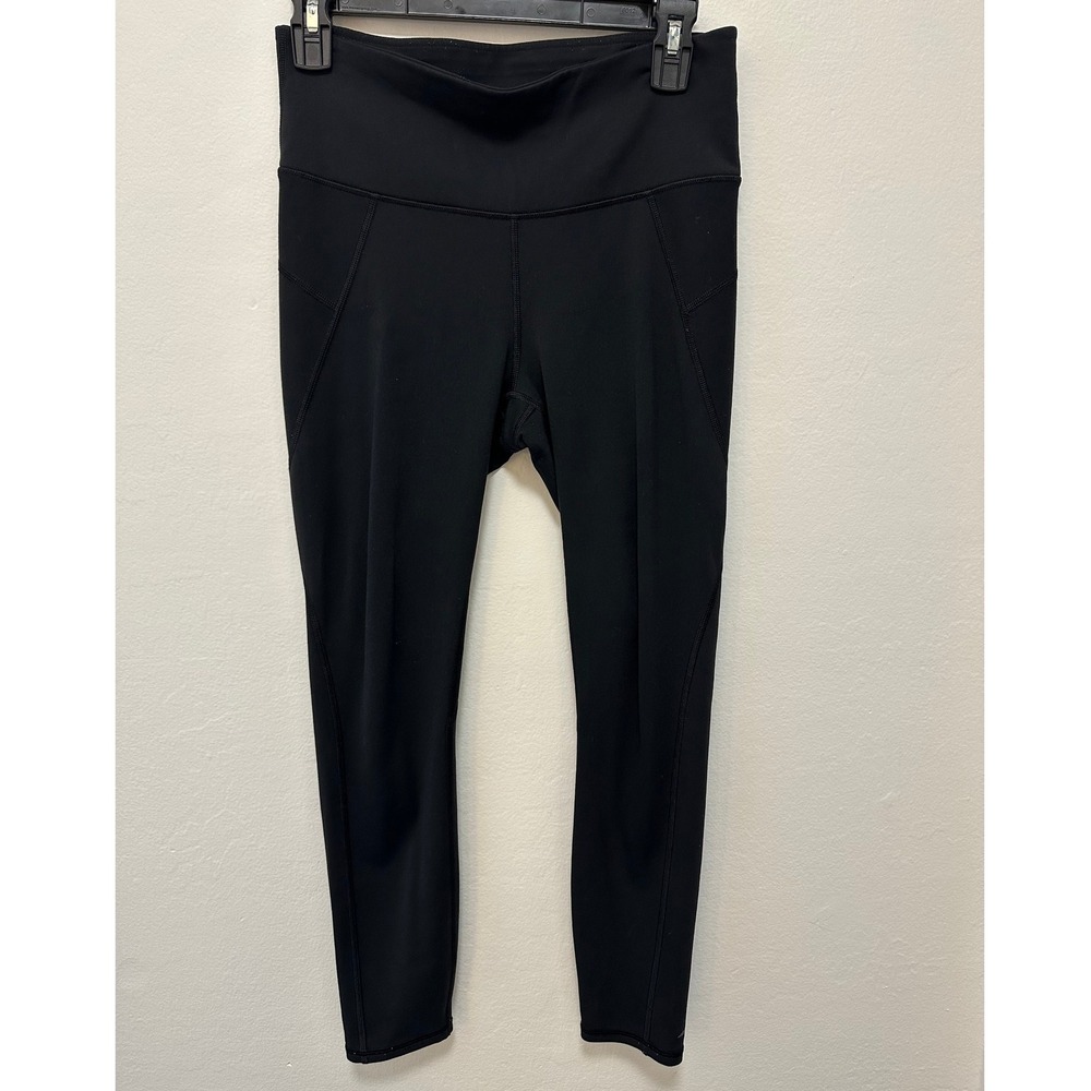 Athleta Black High Rise Workout Leggings Pockets Athletic Activewear, Size Small - Picture 3 of 7